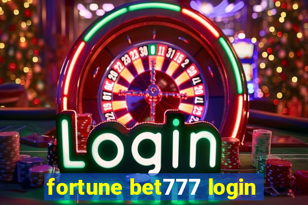 fortune bet777 login